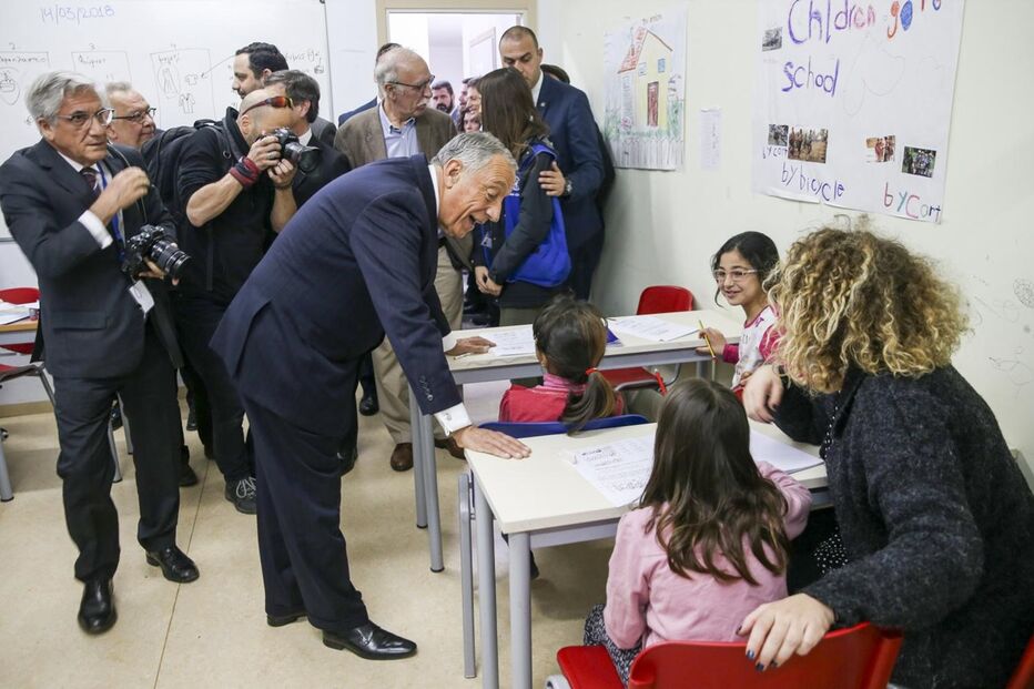 Marcelo visita campo de refugiados na Grécia