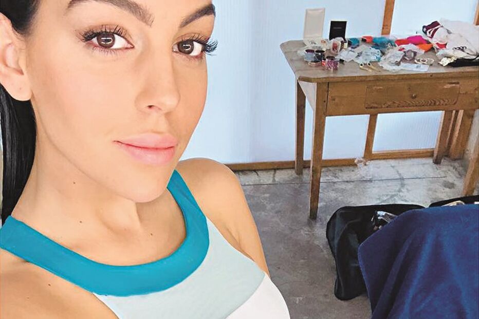 Georgina mostra boa forma