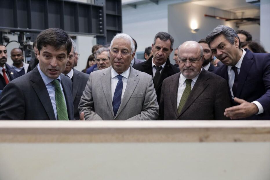 António Costa vista centro de Ciência Viva da Floresta de Proença-a-Nova