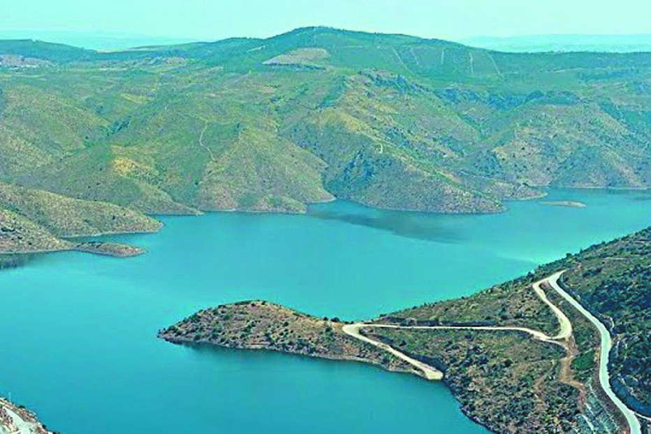 Barragem do Baixo Sabor, no concelho de Torre de Moncorvo, Trás-os-Montes
