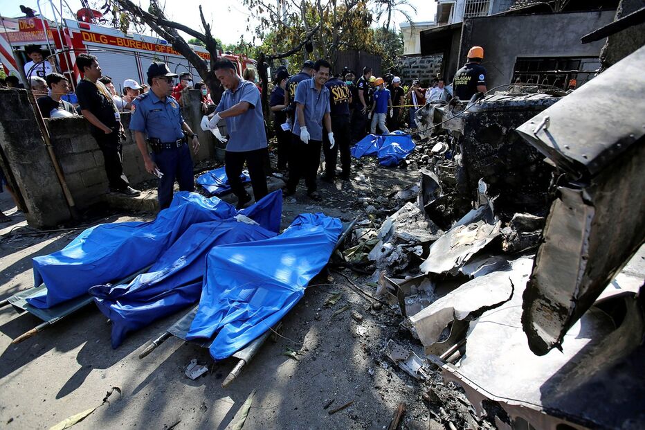 Queda de avião nas Filipinas