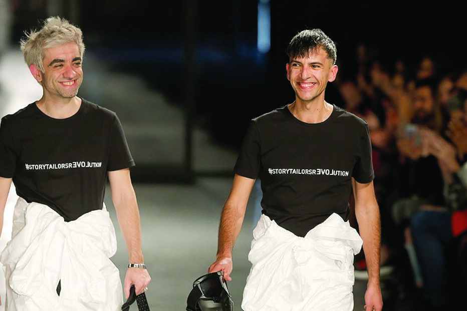 A dupla de criadores Storytailors teve a honra de dar o pontapé de saída nesta edição do Portugal Fashion 