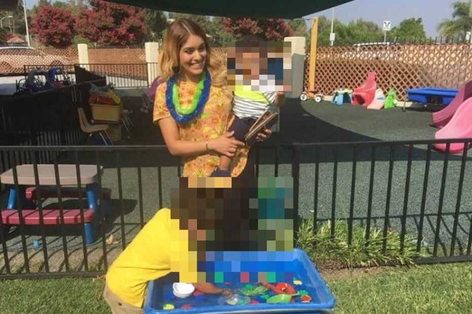 Parisa Siddiqi com os filhos