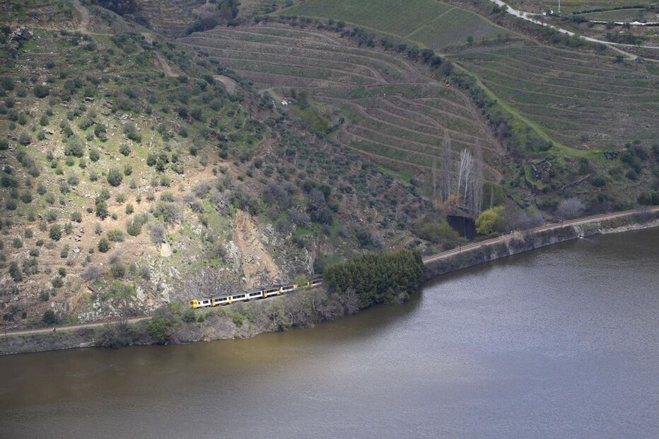 Composição ficou parada na linha, perto do apeadeiro de Ferrão, em Sabrosa 