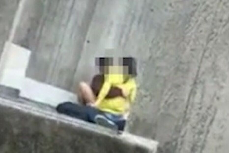 Sexo, universidade, estudantes, terraço, escola, filmagens