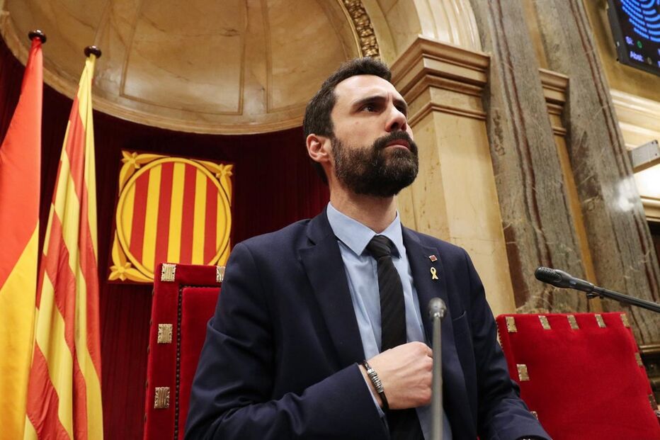 Roger Torrent, presidente do Parlamento da Catalunha