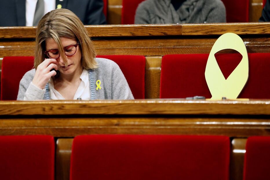 Sessão no Parlamento da Catalunha