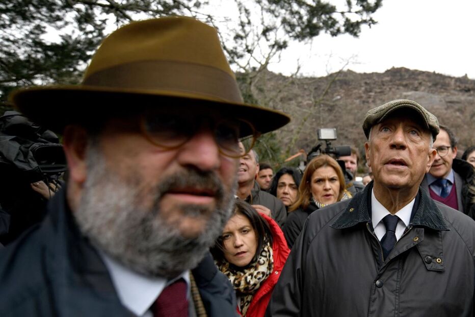 Marcelo Rebelo de Sousa em ação de limpeza de florestas no Gerês