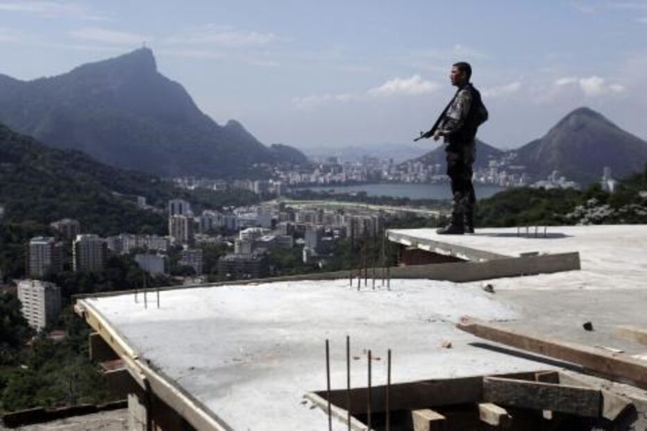 Polícia na favela da Rocinha