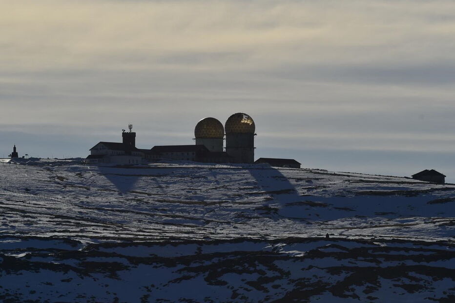 Torre da Serra da Estrela com neve