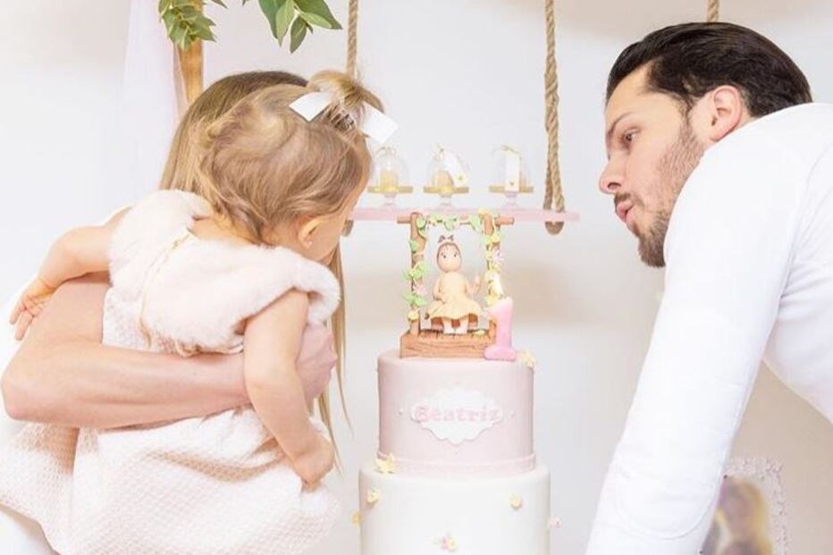 Laura Figueiredo e Mickael Carreira celebraram aniversário da filha