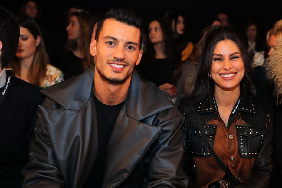 Ruben Rua e Carolina Loureiro foram ao evento de moda