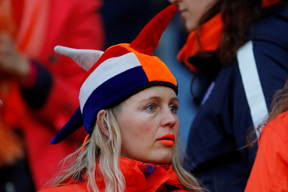 Holandeses também fizeram questão de apoiar a sua equipa