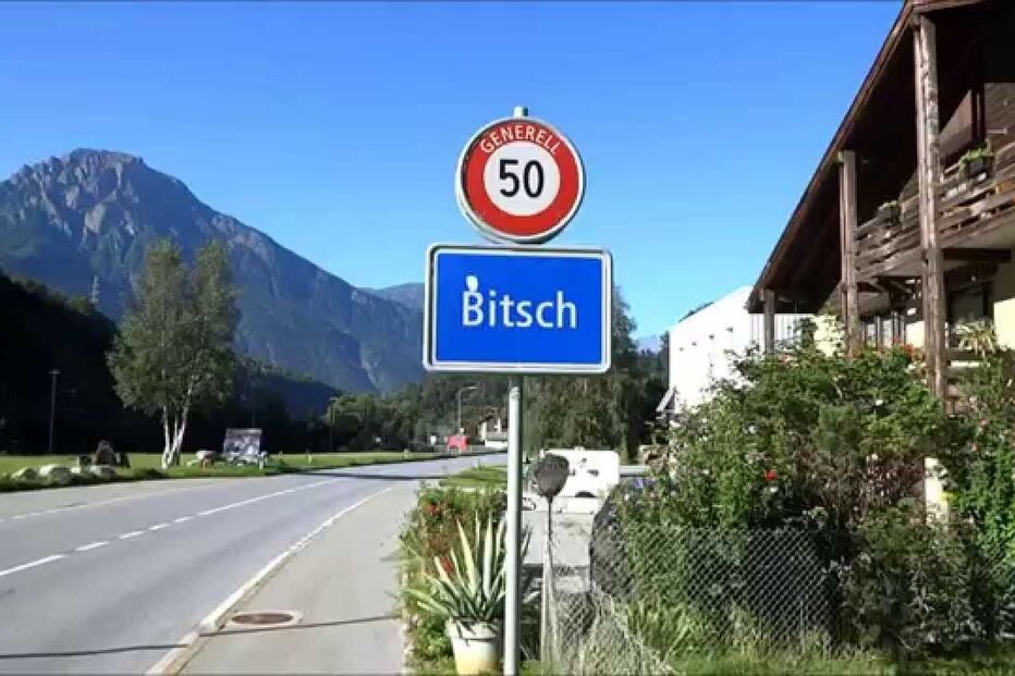 A aldeia de Bitsche, na Suíça
