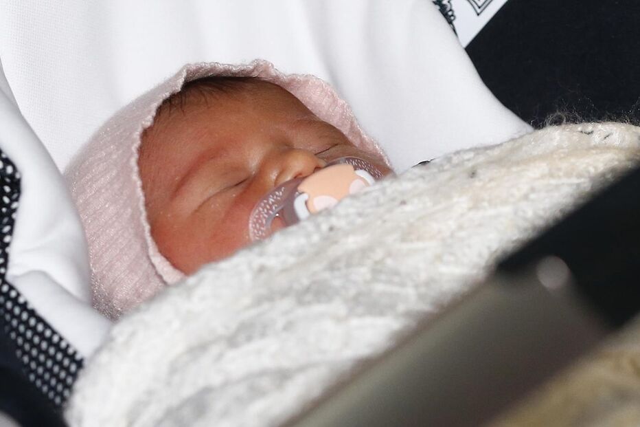 A recém-nascida Carolina, filha de Carolina Patrocínio