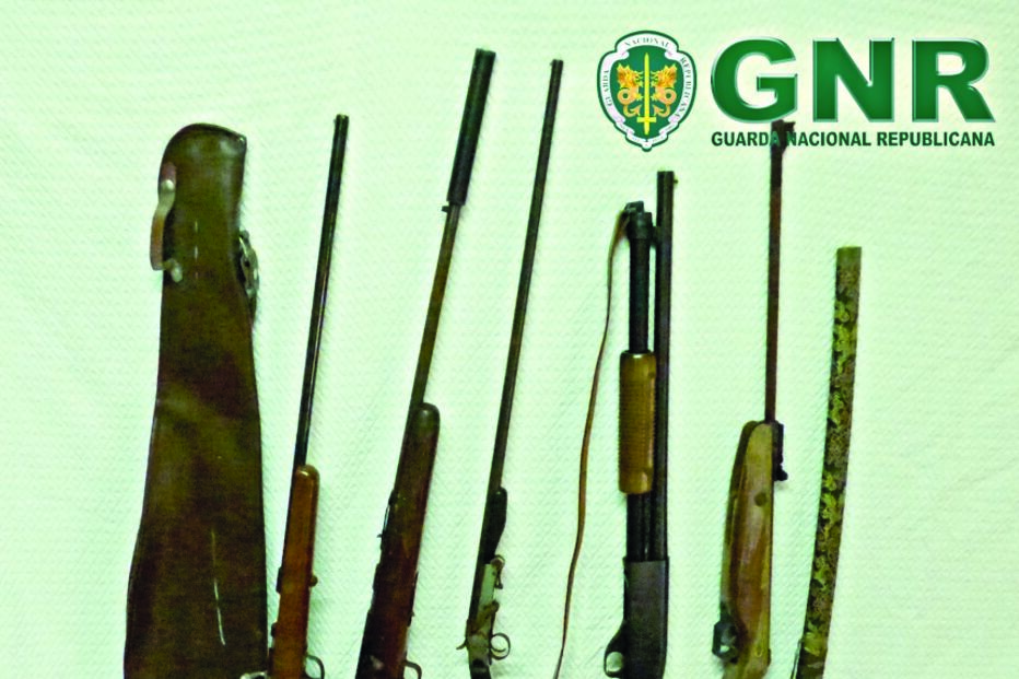 Armas e munições do agressor 