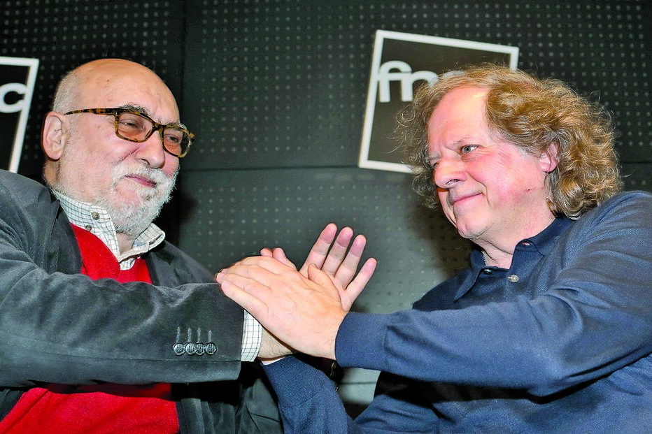 José Jorge Letria e o músico dos UHF António Manuel Ribeiro