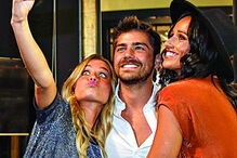 Lourenço e Kelly foram um dos casais convidados para a festa