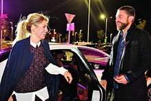 Jessica e Diogo sentaram-se ao lado de Rita Pereira no jantar de aniversário   