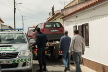 Vítima conduzia este carro quando, de  madrugada, foi atingida a tiro na cabeça pelo primo, em Rio de Moinhos, Aljustrel 