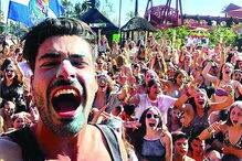 Finalistas em festa em Espanha