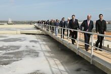 Ministro do Ambiente esteve ontem em Portimão para inaugurar ETAR e assinar contrato para reposição de areias