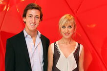 Judite de Sousa com o filho André Sousa Bessa