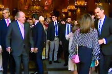 Tensão vivida entre a família real espanhola é visível no rosto do príncipe Felipe