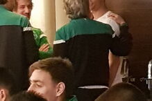 Ronaldo visita jogadores do Sporting em Madrid