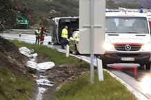 Acidente com autocarro em Nisa