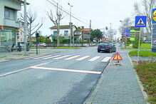 Local do acidente em Estarreja