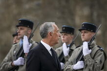 António Costa e Marcelo Rebelo de Sousa em França