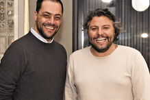 António Zambujo e o humorista César Mourão