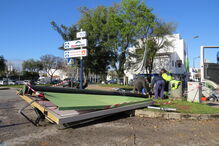 Temporal em Albufeira