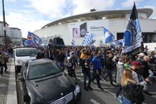 Adeptos do FC Porto em euforia