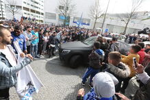 Adeptos do FC Porto em euforia