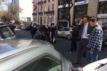 Atropelamento em Lisboa, junto ao Hotel Altis	