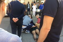 Atropelamento em Lisboa, junto ao Hotel Altis	