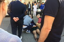 Atropelamento em Lisboa, junto ao Hotel Altis	