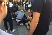 Atropelamento em Lisboa, junto ao Hotel Altis	