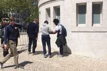 Atropelamento em Lisboa, junto ao Hotel Altis	