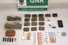 Droga apreendida a traficante alemão no Algarve