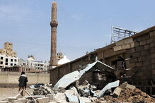 Bombardeamento aéreo saudita no Iémen