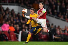 Atlético de Madrid empatou em casa do Arsenal nas meias da Liga Europa