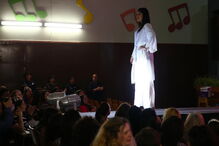 Reclusas de Tires desfilaram em evento na prisão