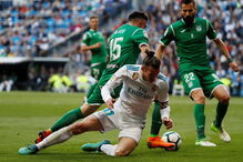 Real Madrid bateu Leganés no Branabéu