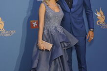 Alex Telles com a namorada, Priscilla Minuzzo