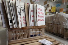 Exposição de cartazes de protesto no Barreiro