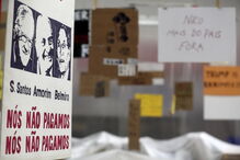 Exposição de cartazes de protesto no Barreiro