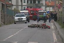 Homem morre em despiste de moto em Paços de Ferreira